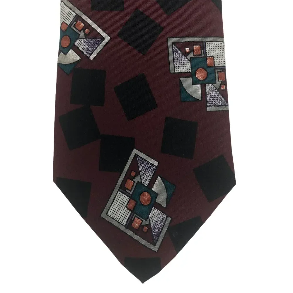 Abstract Geometric Shapes Tie
